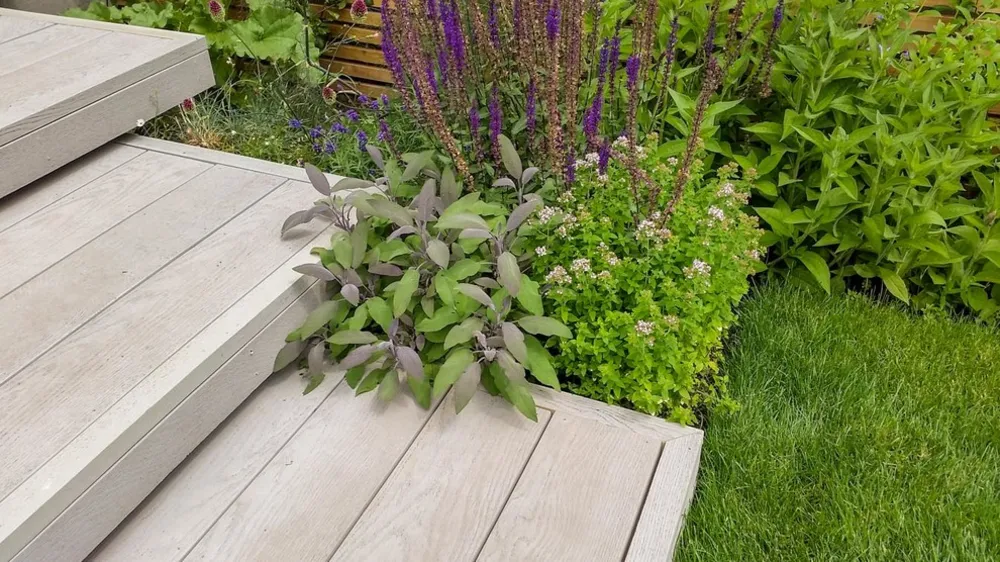 Giardino familiare con terrazza